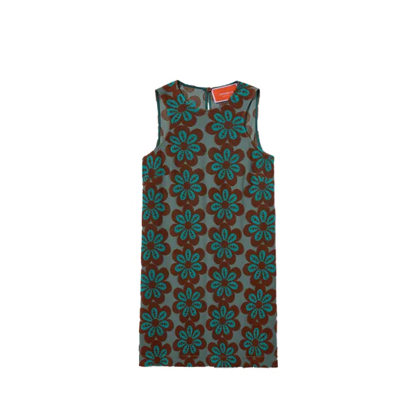La Double J Racer Mini Dress in Caper Rust
