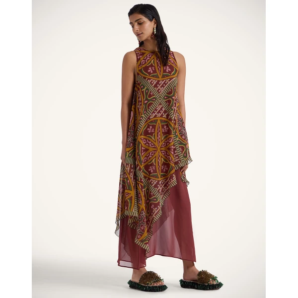 La Double J Salome Dress in Eclipse Placée Yellow, view 5