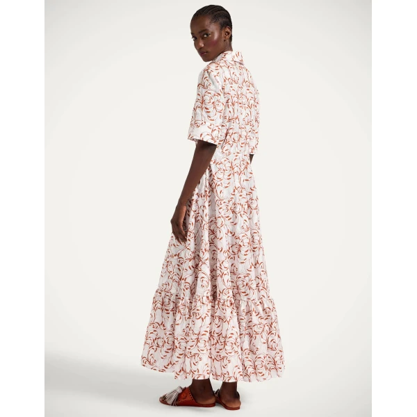 La Double J San Pietro Dress in Fern White, view 3