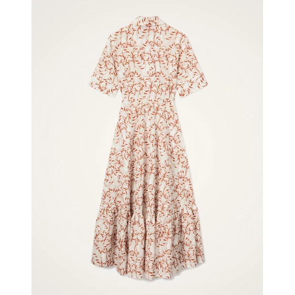 La Double J San Pietro Dress in Fern White, view 6