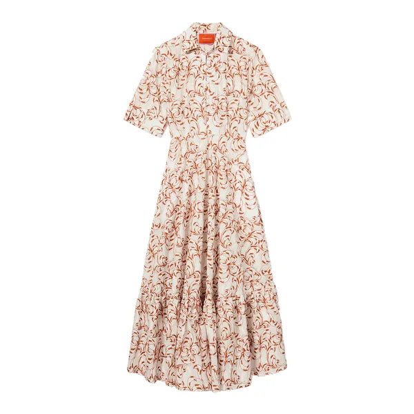 La Double J San Pietro Dress in Fern White
