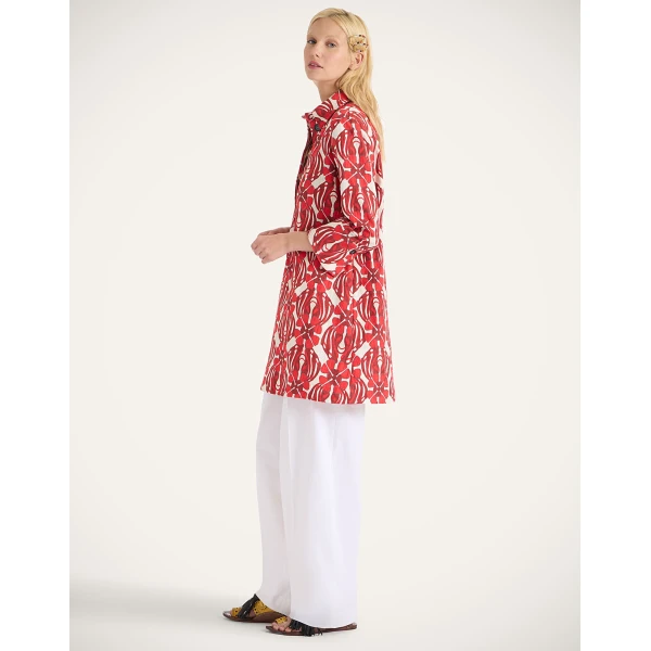 La Double J Short Artemis Dress in Clover Red, view 5