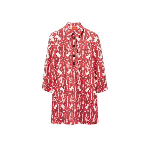 La Double J Short Artemis Dress in Clover Red