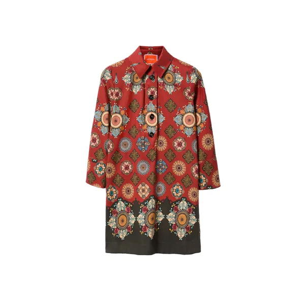 La Double J Short Artemis Dress in Nucleus Placée Rust