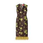 La Double J Sleek Dress in Devon Brown