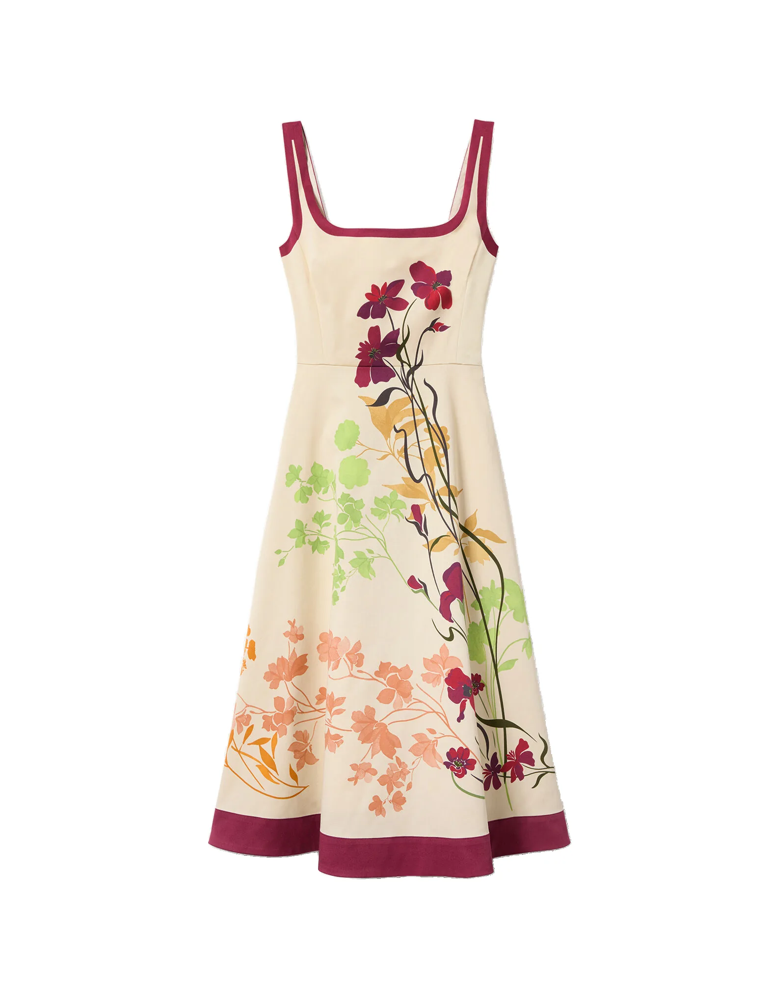 La DoubleJ Sophia Dress in Corsage Placée Ivory - Dresses - Milanese Maximalist Fashion at Luxury Shoes La Double J Sophia Dress in Corsage Placée Ivory