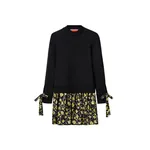 La Double J Sporty Dress in Honeysuckle Black