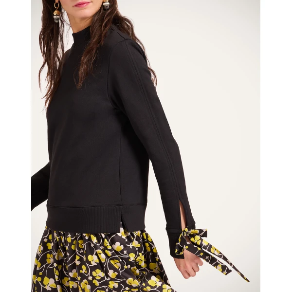 La Double J Sporty Dress in Honeysuckle Black, view 5
