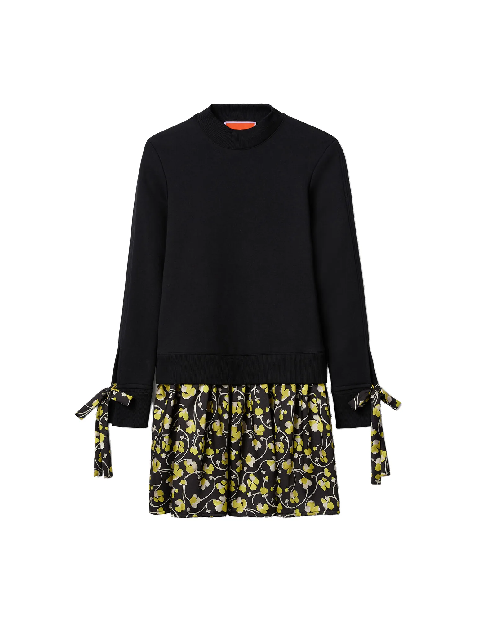 La DoubleJ Sporty Dress in Honeysuckle Black - Dresses - Milanese Maximalist Fashion at Luxury Shoes La Double J Sporty Dress in Honeysuckle Black