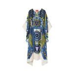 La Double J Square Kaftan in Chakra Placée Multicolor