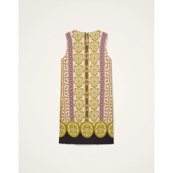 La Double J Stretch Tunic in Pagoda Placée Pink, view 6