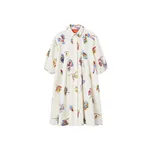 La Double J Sunburst Dress in Infiorata White
