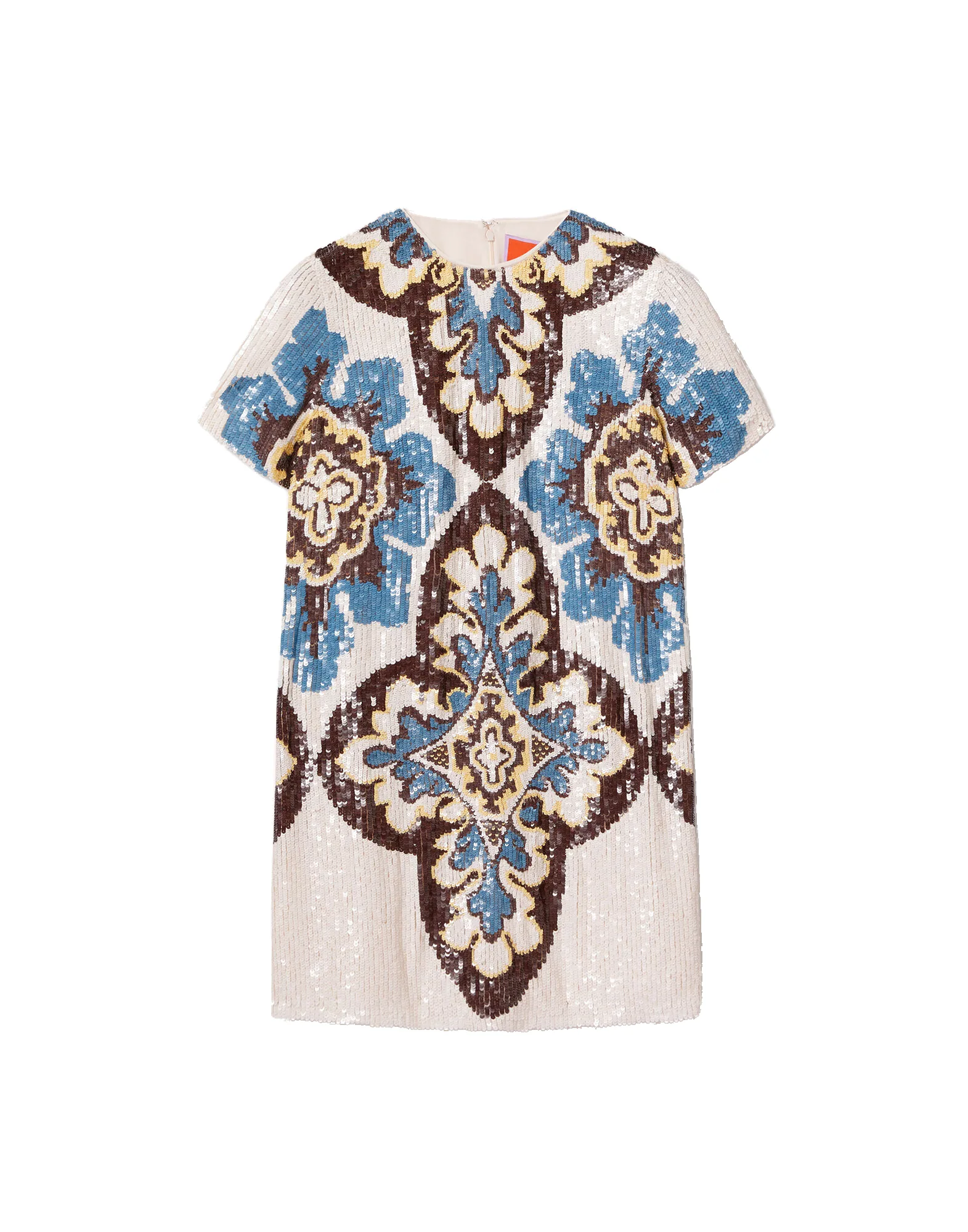 La DoubleJ Super Mini Swing Dress in Palazzo Chocolate - Dresses - Milanese Maximalist Fashion at Luxury Shoes La Double J Super Mini Swing Dress in Palazzo Chocolate