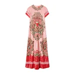 La DoubleJ Super Swing Dress in Cornucopia Pink - Dresses - Milanese Maximalist Fashion at Luxury Shoes La Double J Super Swing Dress in Cornucopia Pink