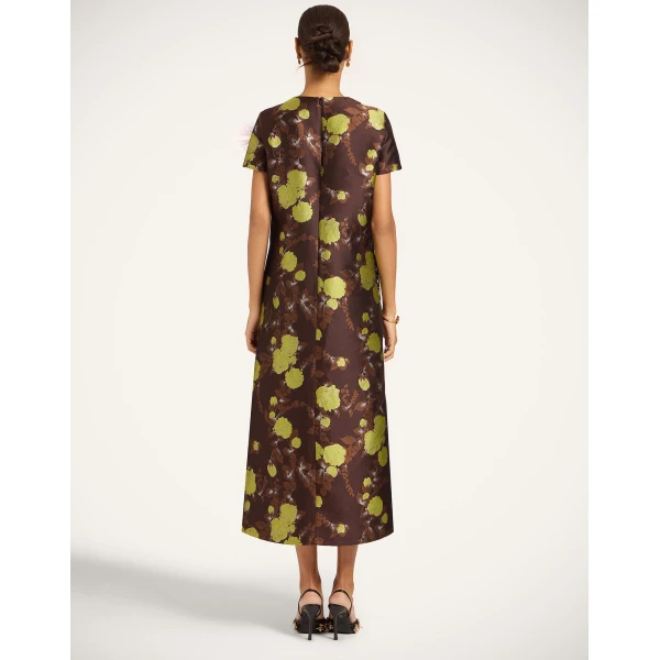 La Double J Super Swing Dress in Devon Brown, view 3