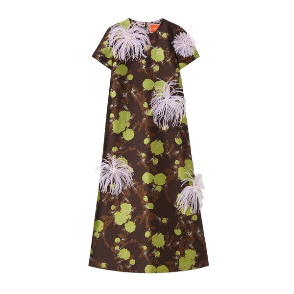 La Double J Super Swing Dress in Devon Brown