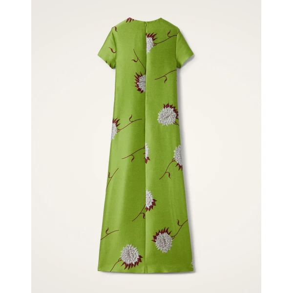 La Double J Swing Dress in Derby Lime, view 6