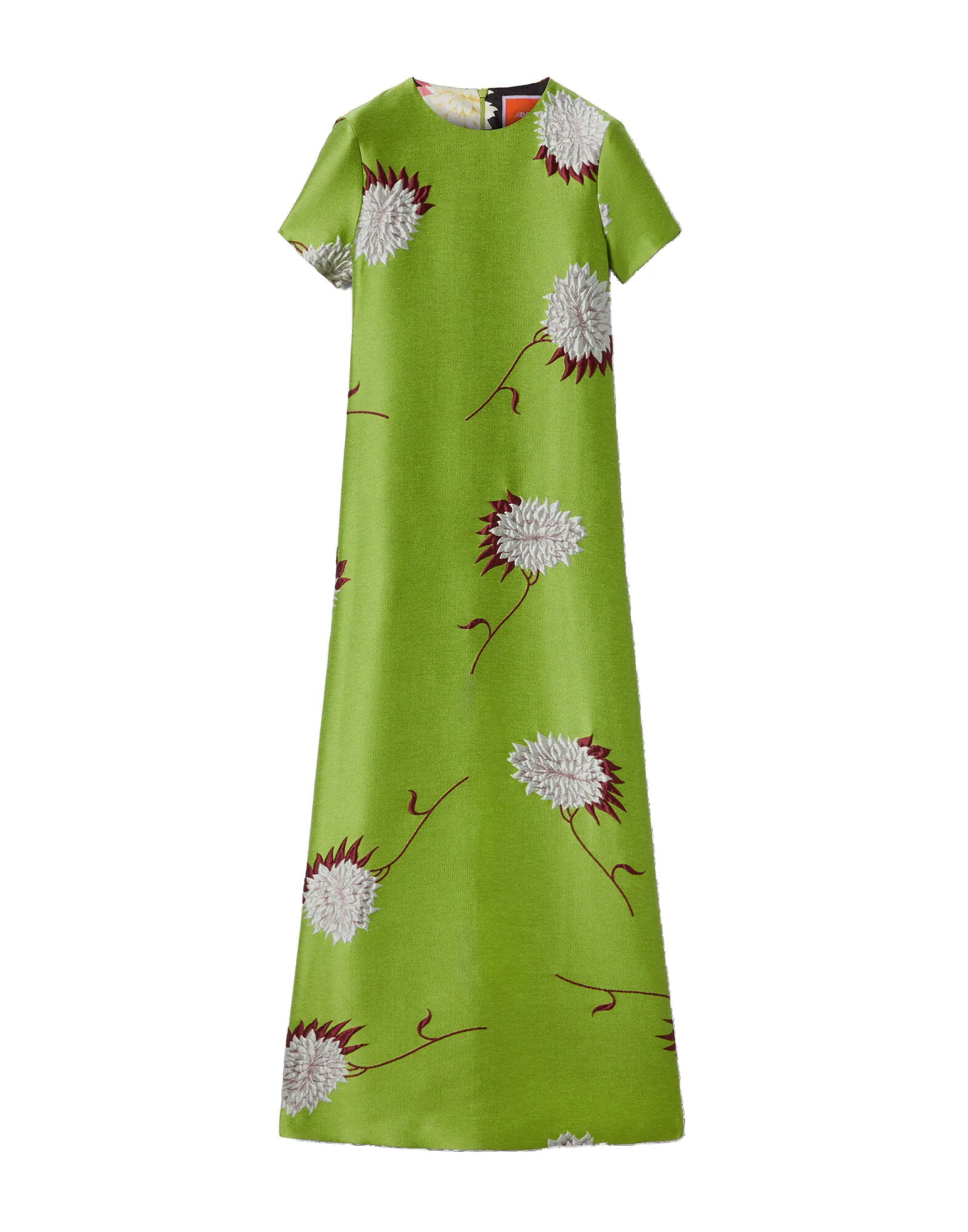 La DoubleJ Swing Dress in Derby Lime - Dresses - Milanese Maximalist Fashion at Luxury Shoes La Double J Swing Dress in Derby Lime