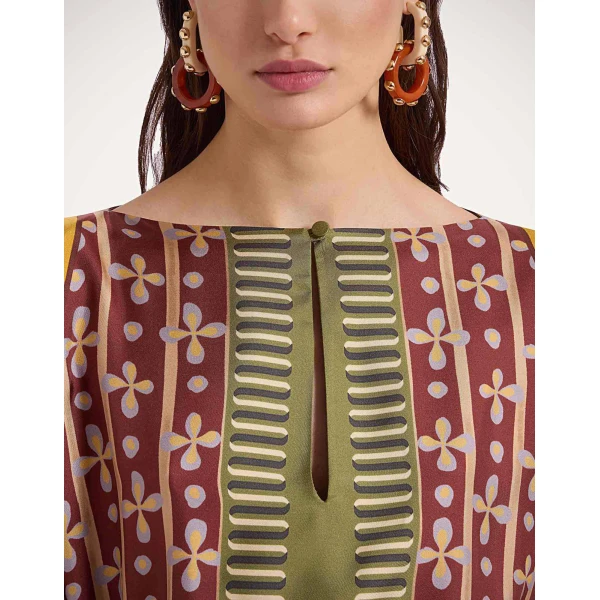 La Double J The Apericena Dress in Eclipse Placée Yellow, view 5