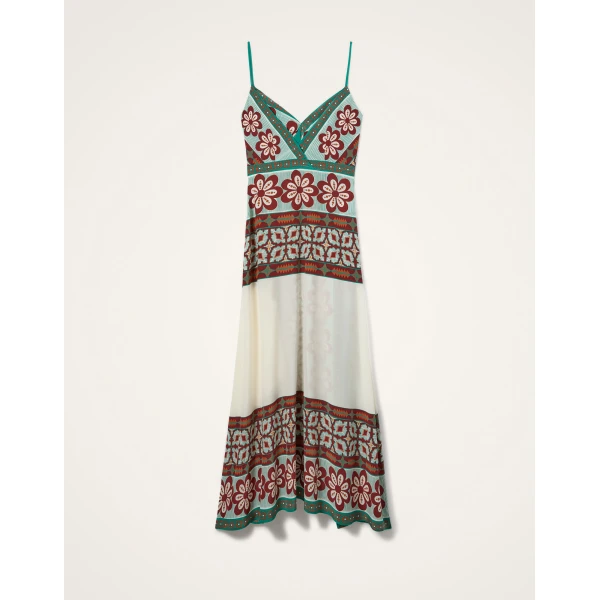 La Double J Turn Around Dress in Pagoda Placée Rust, view 6