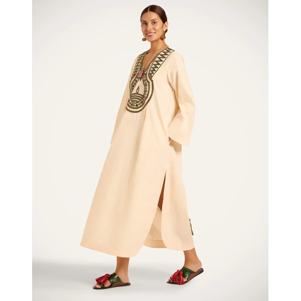 La Double J Twin Flame Dress in Solid Pale Pink, view 2