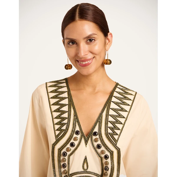 La Double J Twin Flame Dress in Solid Pale Pink, view 5
