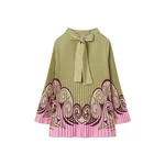 La Double J Twirling Tunic in Kells Swirl Placée Green