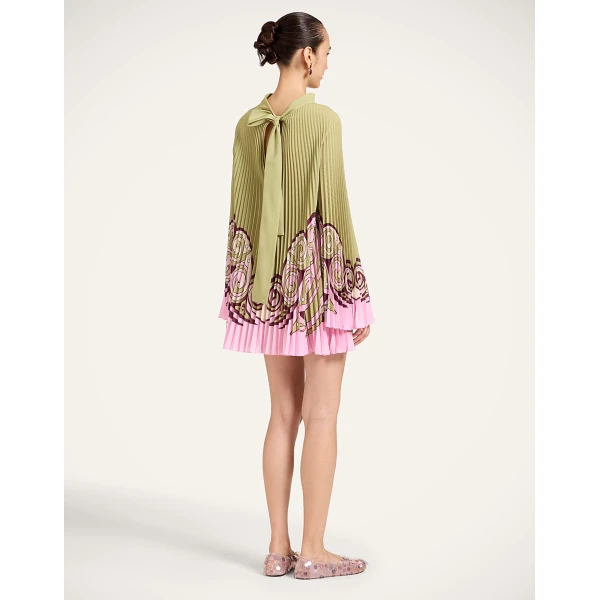 La Double J Twirling Tunic in Kells Swirl Placée Green, view 3