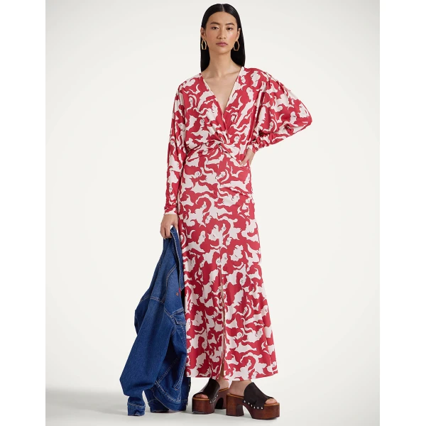 La Double J XX Dress in Mamma Red, view 2
