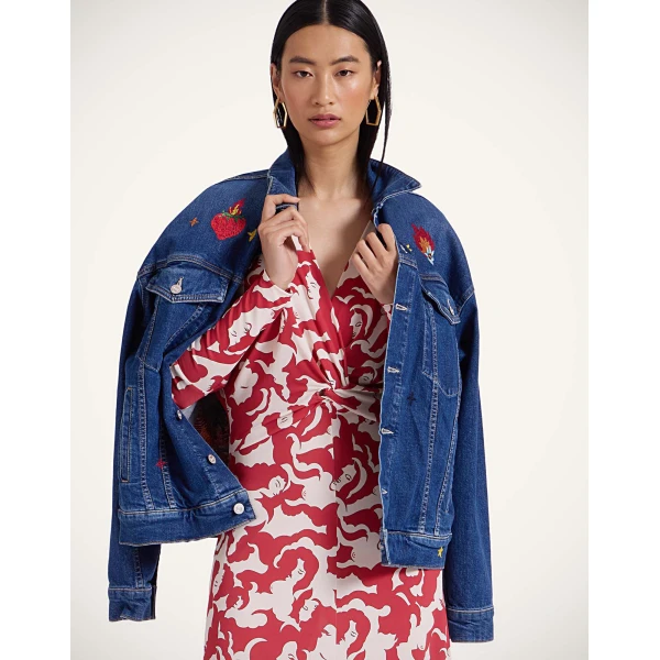 La Double J XX Dress in Mamma Red, view 5