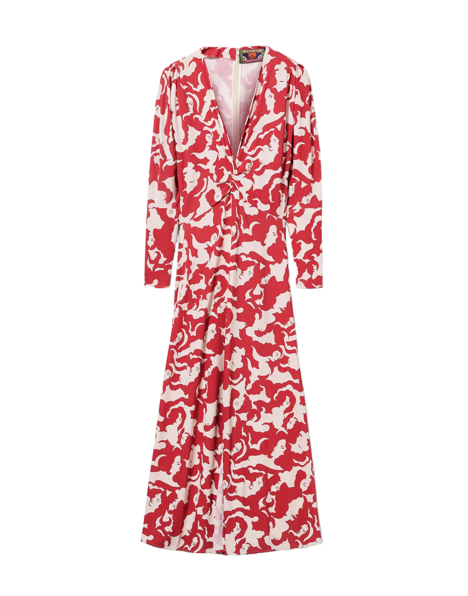 La DoubleJ XX Dress in Mamma Red - Dresses - Milanese Maximalist Fashion at Luxury Shoes La Double J XX Dress in Mamma Red