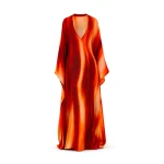 LaQuan Smith Gown with Dolman Sleeves in Sunset Ombre