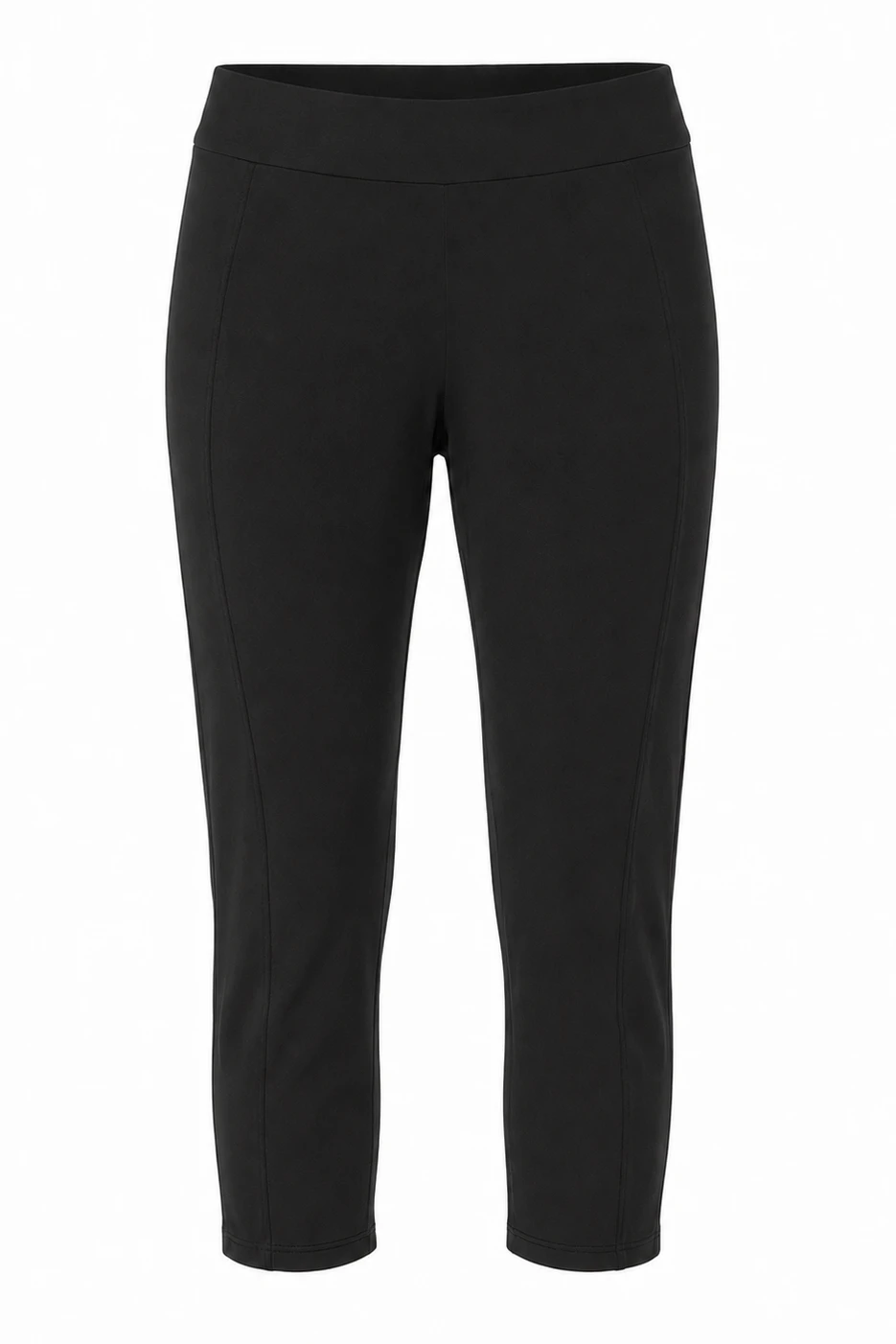 LaQuan Smith Solid Capri in Black