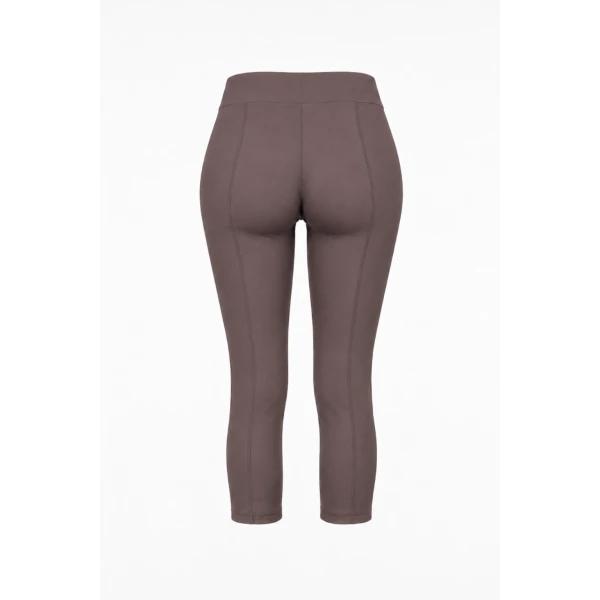 LaQuan Smith Solid Capri in Chocolate, view 3