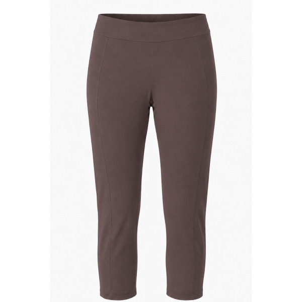 LaQuan Smith Solid Capri in Chocolate