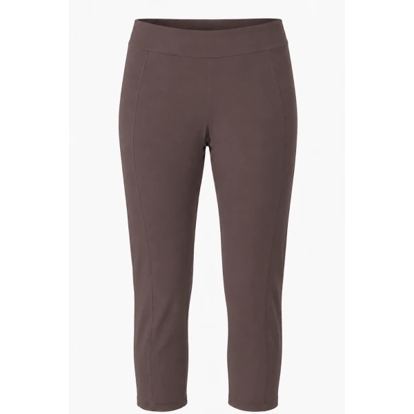 LaQuan Smith Solid Capri in Chocolate