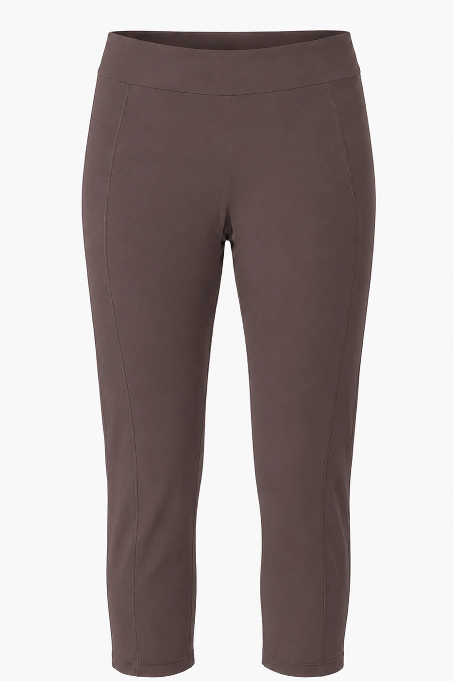 LaQuan Smith Solid Capri in Chocolate