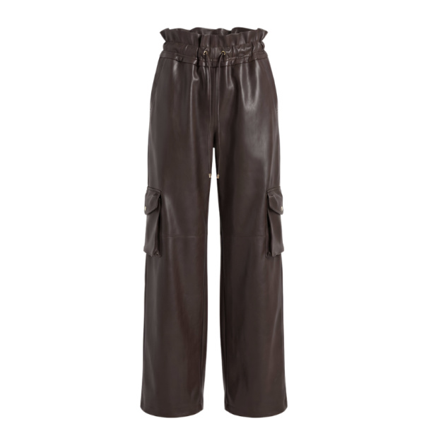 LaQuan Smith Utility Pant in Chocolate