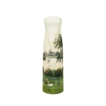 Leo Lin Ava Jacquard Bustier Maxi Dress in Serene Print
