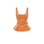 Leo Lin Georgia Top in Ochre