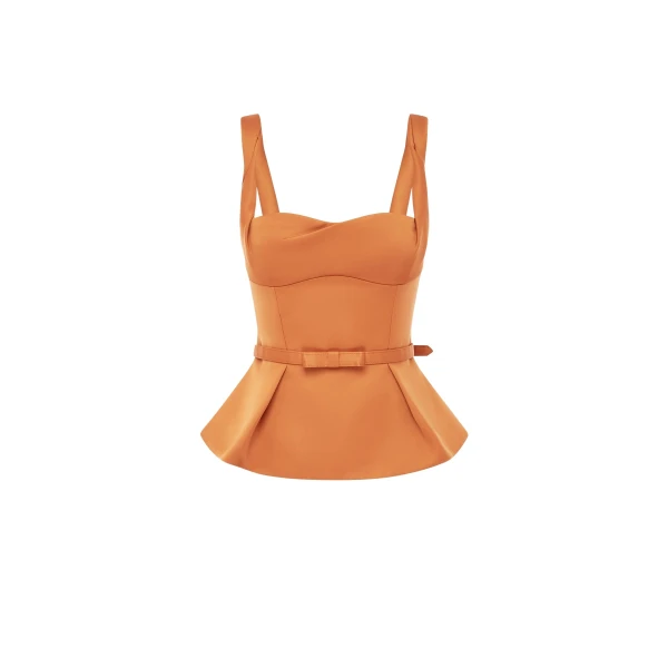 Leo Lin Georgia Top in Ochre