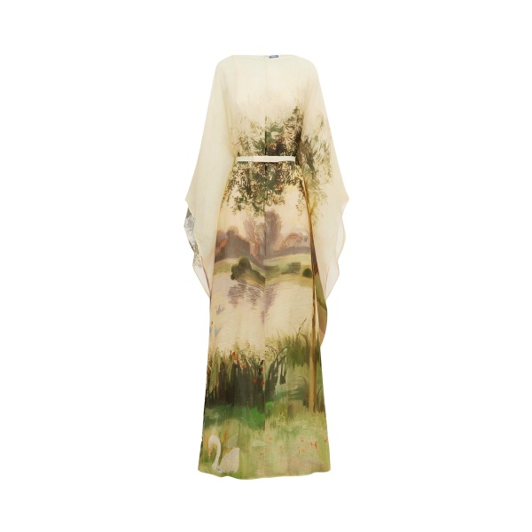 Leo Lin Willow Kaftan Maxi Dress in Serene Print