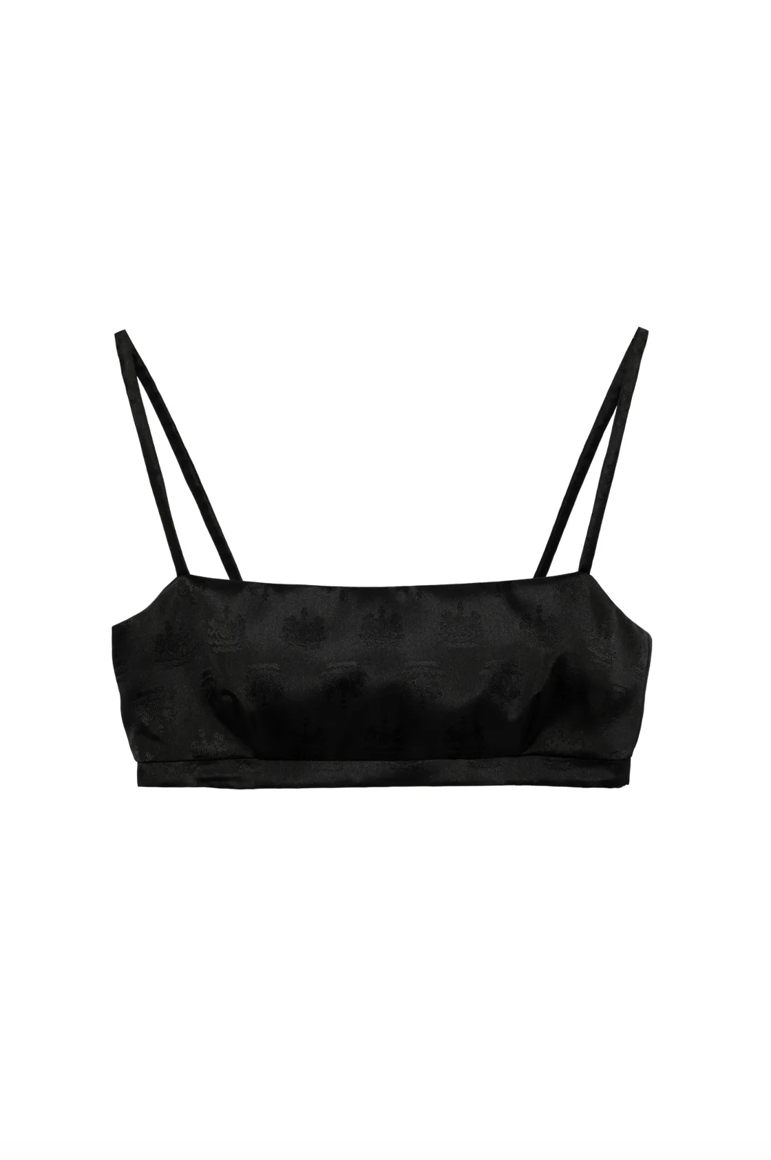 Macgraw Abbey Bra in Black Crest Jacquard
