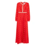 Macgraw Baroque Dress in red floral