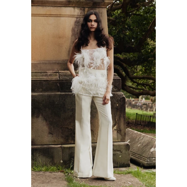 Macgraw Birdy Cami in Ivory, view 2