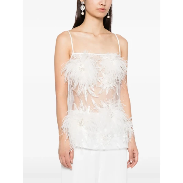 Macgraw Birdy Cami in Ivory, view 4