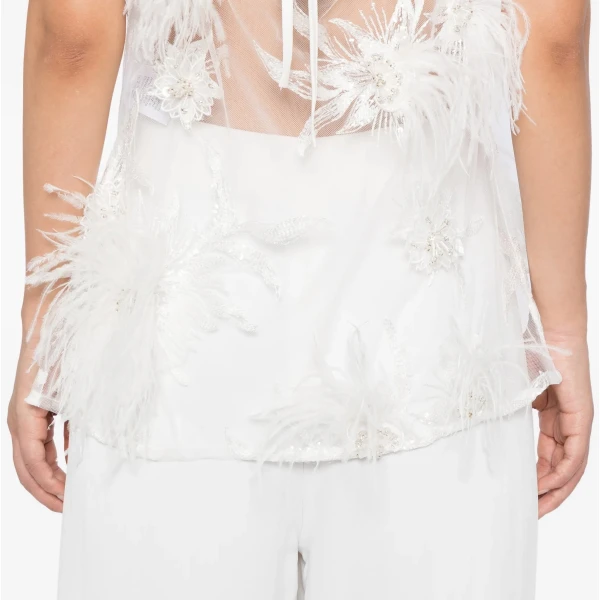 Macgraw Birdy Cami in Ivory, view 6
