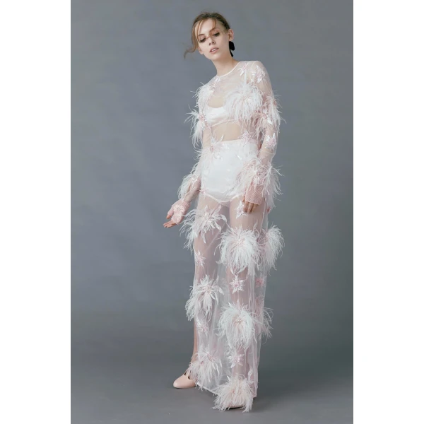 Macgraw Birdy Dress in Pink, view 2