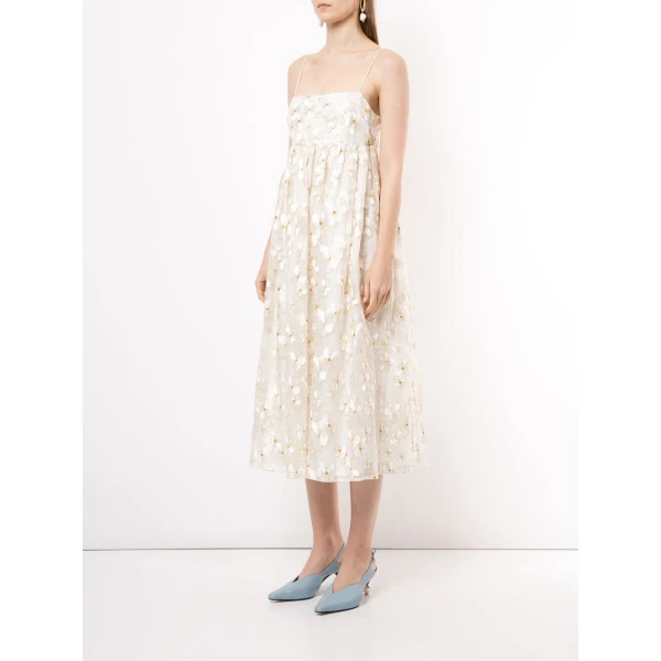 Macgraw Bluebell Dress in Ivory Blossom, view 4
