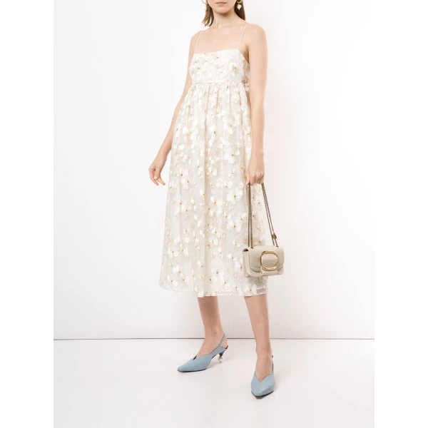Macgraw Bluebell Dress in Ivory Blossom, view 6